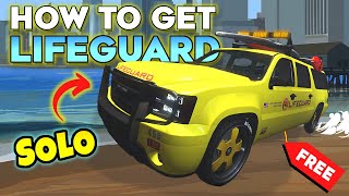 GTA 5 Online How to Get Lifeguard Vehicle Solo for Free RARE Vehicle [upl. by Ratcliffe]