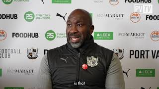 PreMatch  Darren Moore speaks in preparation of Wimbledon fixture [upl. by Arot]