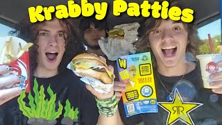 We Tried Wendys Krabby Patty Meal [upl. by Wolpert]