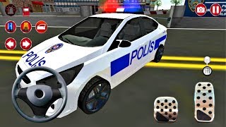 Polis Arabası Araba Oyunu  Real Police Car Driving Simulator 3D  3  Android Gameplay FHD [upl. by Doone698]