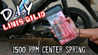 Honda beat Fi Center spring installation  Linis Gilid  Dagdag hatak sa stock [upl. by Alexina576]