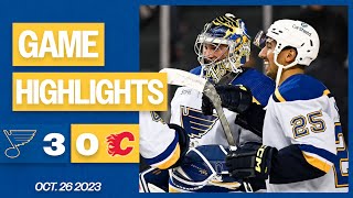 Game Highlights Blues 3 Flames 0 [upl. by Ahseihs401]