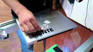 How to remove sticker off macbook pro [upl. by Adna]