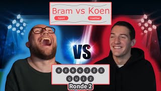 WIE VAN DEZE MANNEN GAAT WINNEN BRAM VS KOEN  BERKJES QUIZ RONDE 2 [upl. by Eidualc]