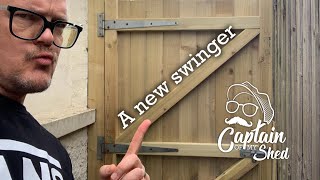 Make a simple strong garden gate [upl. by Ynor]