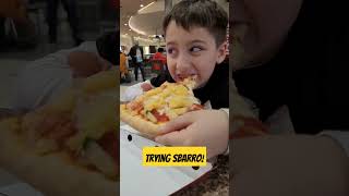 Trying pizza Sbarro pizza [upl. by Alhak]