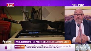 Hausse du prix de lélectricité les professionnels premiers touchés [upl. by Tanberg]