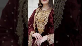 SHREE HARI SR 1652 A DESIGNER VELVET SUITS 1 [upl. by Nahij492]