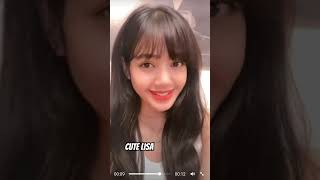 🖤BLΛƆKPIИK💗 Lisa real sound cute 🥰🙏🏼🙏🏼👍👍🙏🏼🙏🏼👍 [upl. by Atteuqahs]