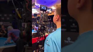 TVSPORTSPL AT THE WORLD CUP  WORK billiards sports pool 8ballpool tvsportspl [upl. by Auhsot]