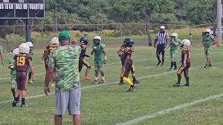 Kapaa Warriors vs Mill Vill Trojans Kauai youth football div 3 kyf kapaa kauaiyouthfootball [upl. by Krystal]