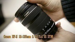 Canon EFS 18135mm f3556 IS STM lens review with samples [upl. by Drauode]