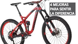 4 Mejoras Económicas Para los Componentes de tu Bicicleta que Sentirás Upgrades de Mountain Bike [upl. by Ennaegroeg684]