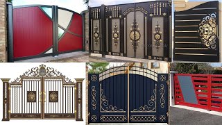 Modern metal fence gate design ideas Iron Gate design ideas  Entrance gate ideas steel gate ideas [upl. by Etnomaj]