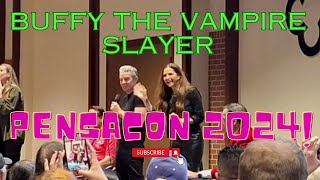 Buffy The Vampire Slayer panel PENSACON 2024 [upl. by Enasus649]