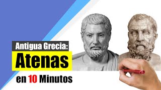 La Antigua Grecia ATENAS  Resumen  Evolución Política Organización Social Economía [upl. by Gualtiero783]