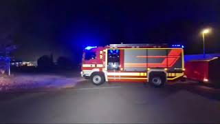 🔥🚒 Brand in Halle von Recyclingbetrieb in Wehr  Großeinsatz der Feuerwehr  Live 10112021 [upl. by Haugen926]