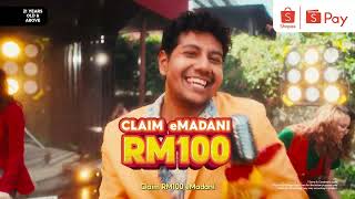 Claim eMadani on ShopeePay get extra RM600 guaranteed vouchers [upl. by Guenzi]