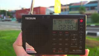 RTM Melaka FM 1023MHz Gunung Ledang Malacca received in Parit Sulong Johor [upl. by Dyl130]