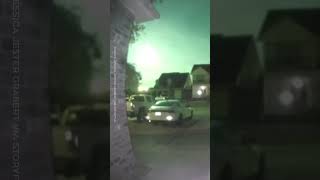 CAUGHT ON CAM Meteor illuminates Southeastern Louisiana sky shorts [upl. by Ais936]