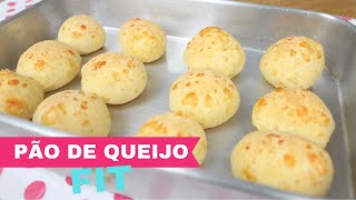 PÃO DE QUEIJO FIT FOFINHO QUE DERRETE NA BOCA  IGUALZINHO AO NORMAL [upl. by Eikcaj]