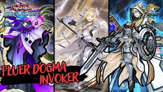 YUGIOH DUEL LINKS FLEUR DOGMATIKA INVOKED LOCK BOARD AND NEGATE [upl. by Yrekcaz692]