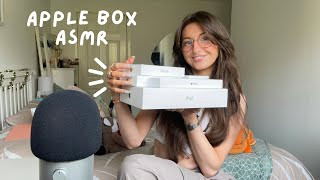 ASMR Tapping on ONLY Apple boxes🎧 [upl. by Raclima]