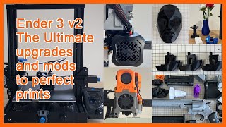 Ender 3 v2  The Ultimate upgrades and mods to perfect prints [upl. by Aimerej]