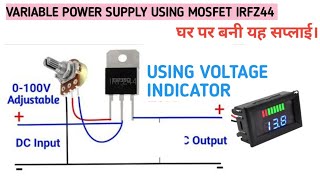 variable power supply with adjustable voltage and current [upl. by Akeit]