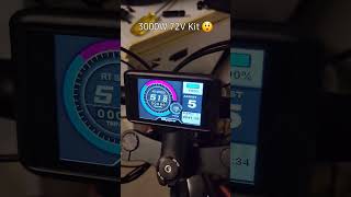 3000w 72v Kit throttle test [upl. by Oliver972]