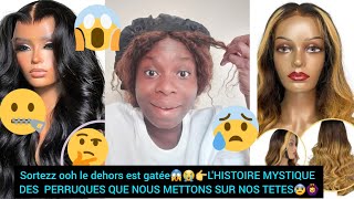 Sortezz ooh le dehors est gatée😱😭👉ATTENTION AUX PERRUQUE QUE NOUS METTONS SUR NOS TETES😰🙆‍♀️ [upl. by Combe]