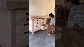 How to Make a Workbench with Plywood and 2x4’s woodworking [upl. by Mark]