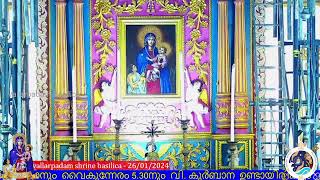 26 JANUARY 2024  630AM  LIVE HOLY MASS  വിശുദ്ധ കുർബാന  VALLARPADAM SHRINE BASILICA [upl. by Lalittah592]