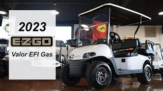 2023 EZGO Valor Gas Walkaround  Dean Team Golf Carts [upl. by Dudden]