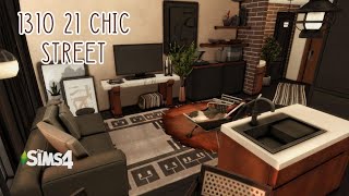 1310 21 Chic Street Renovation  The Sims 4 Speed Build [upl. by Atnauq]