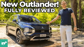 Mitsubishi Outlander 2022 review  improved sevenseat family SUV  Chasing Cars [upl. by Jaynell]