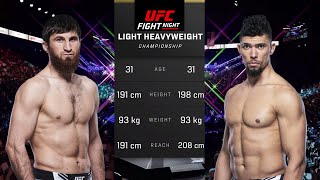 Magomed Ankalaev vs Johnny Walker 2 Full Fight  UFC Fight Night [upl. by Tyne]