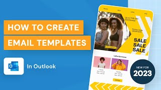 How to Create Email Templates in Outlook New for 2023 [upl. by Netsrejk]