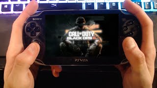 PLAYING BLACK OPS 6 ON A PS VITA [upl. by Kinny392]