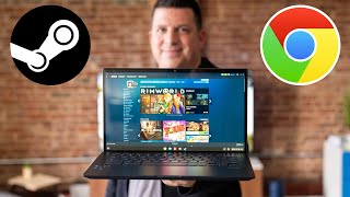 Steam Gaming On A Chromebook Is Here [upl. by Cartan]