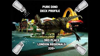 Dino Structure Deck Gets 3rd  London Regional  June 11 2017  220 players [upl. by Chappell]