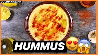 Cómo hacer Hummus casero Receta Saludable de Garbanzos [upl. by Yerrok506]