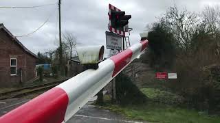 Wenhaston Level Crossing Suffolk 14022024 [upl. by Nnewg]