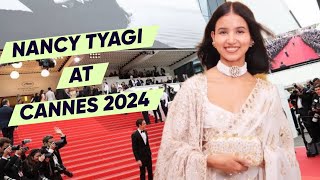 Nancy Tyagi at Cannes 2024 Indian Youtuber at Cannes Film festival 2024 Nancy tyagi red carpet [upl. by Norraf664]