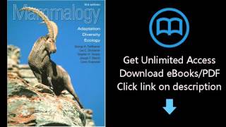 Download Mammalogy Adaptation Diversity Ecology PDF [upl. by Junie]