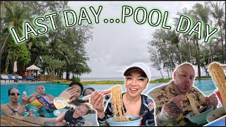 CASUAL STREET FOOD LAST DAY POOL TIME ENJOYING THE RESORT  SASVlog [upl. by Aeriel781]