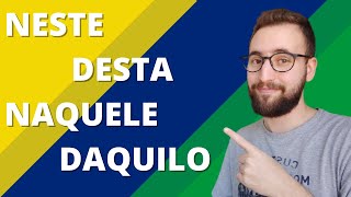 Contrações parte 2 Preposições e Demonstrativos  Vou Aprender Português [upl. by Essenaj]