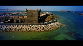 Essaouira  Port  Aerial Shots by Drone Reveal  Morocco [upl. by Osnofledi]