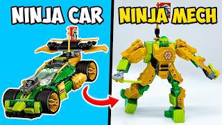 I Built Mechs for EVERY Ninja Using ONLY Ninjago EVO Sets [upl. by Cleo]