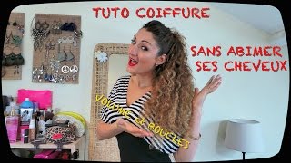 Tuto  Volume et Boucles sans chaleur [upl. by Oakie]